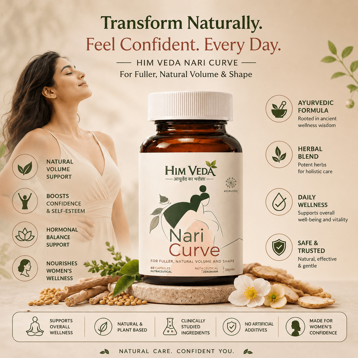 Nari Curve Breast Increase Capsules