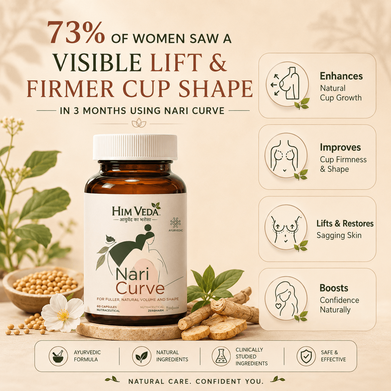 Nari Curve Breast Increase Capsules