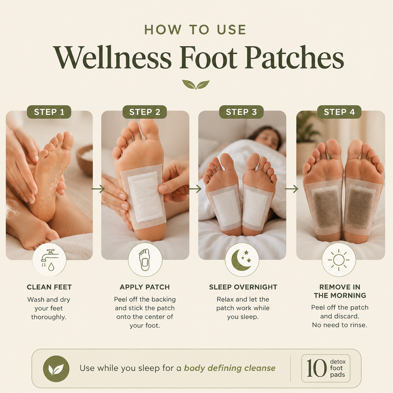 Kiyome Detox Patches Restore Balance & Wellness