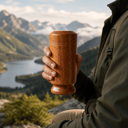 Sugar Balance Wooden Water Glass (Natural Sugar Solutions)